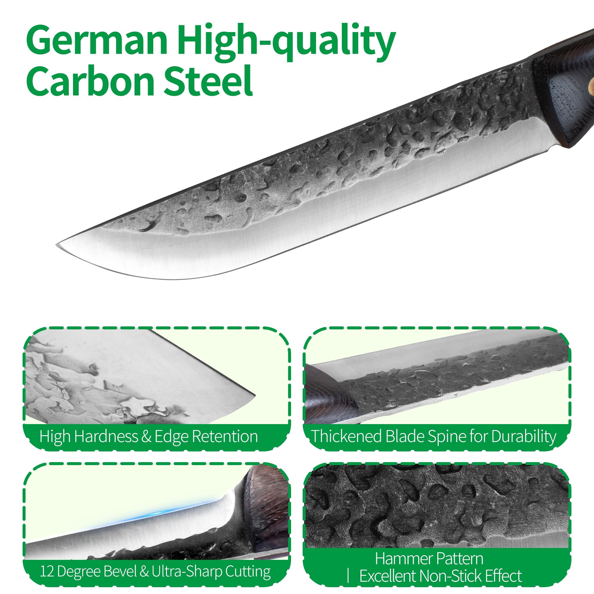 Amazon.com: FULLHI Chef/Butcher Fish Knife Set, High Carbon Steel